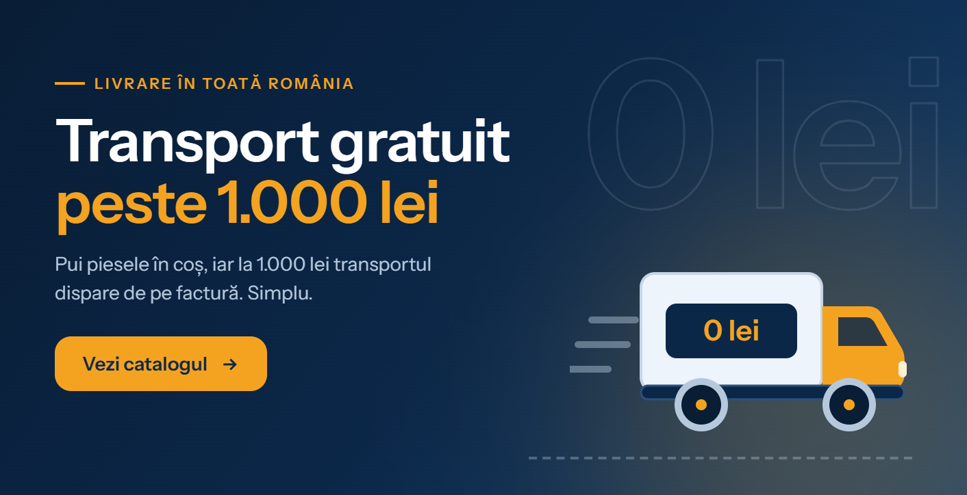 Transport gratuit la comenzi peste 1.000 lei