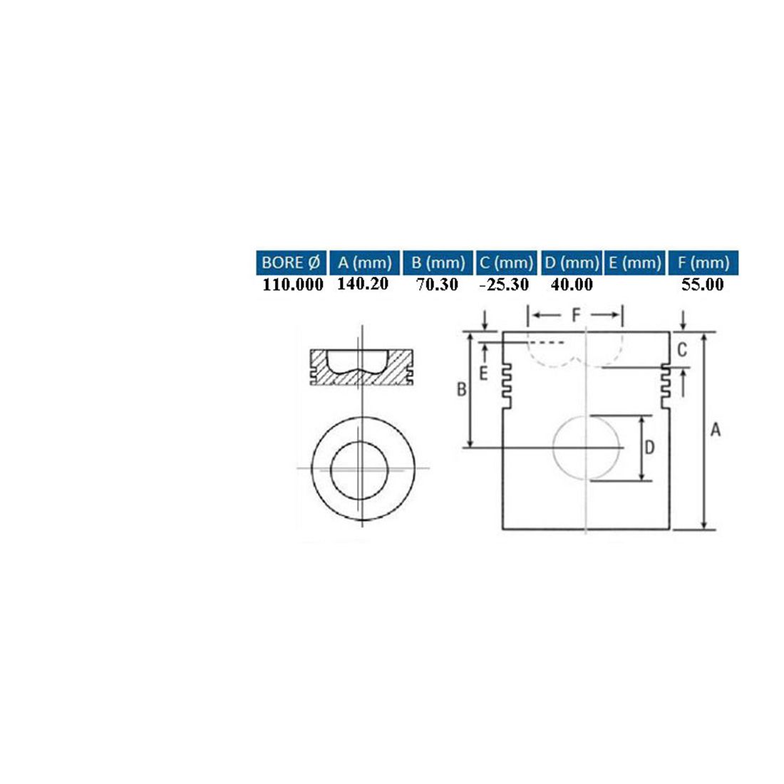 Piston complet